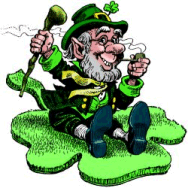 leprechaun - happy St. Paddy's Day