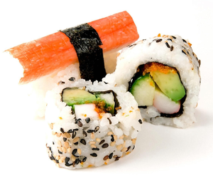 sushi and raw fish spell parasites!