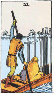 Rider-Waite 6 of Swords