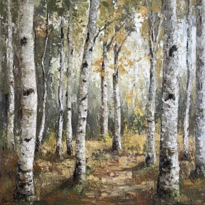 birch trees